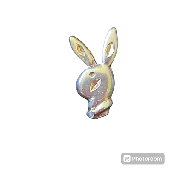 Vintage Sterling Silver PLAYBOY Bunny head pendant - Picture 5 of 5